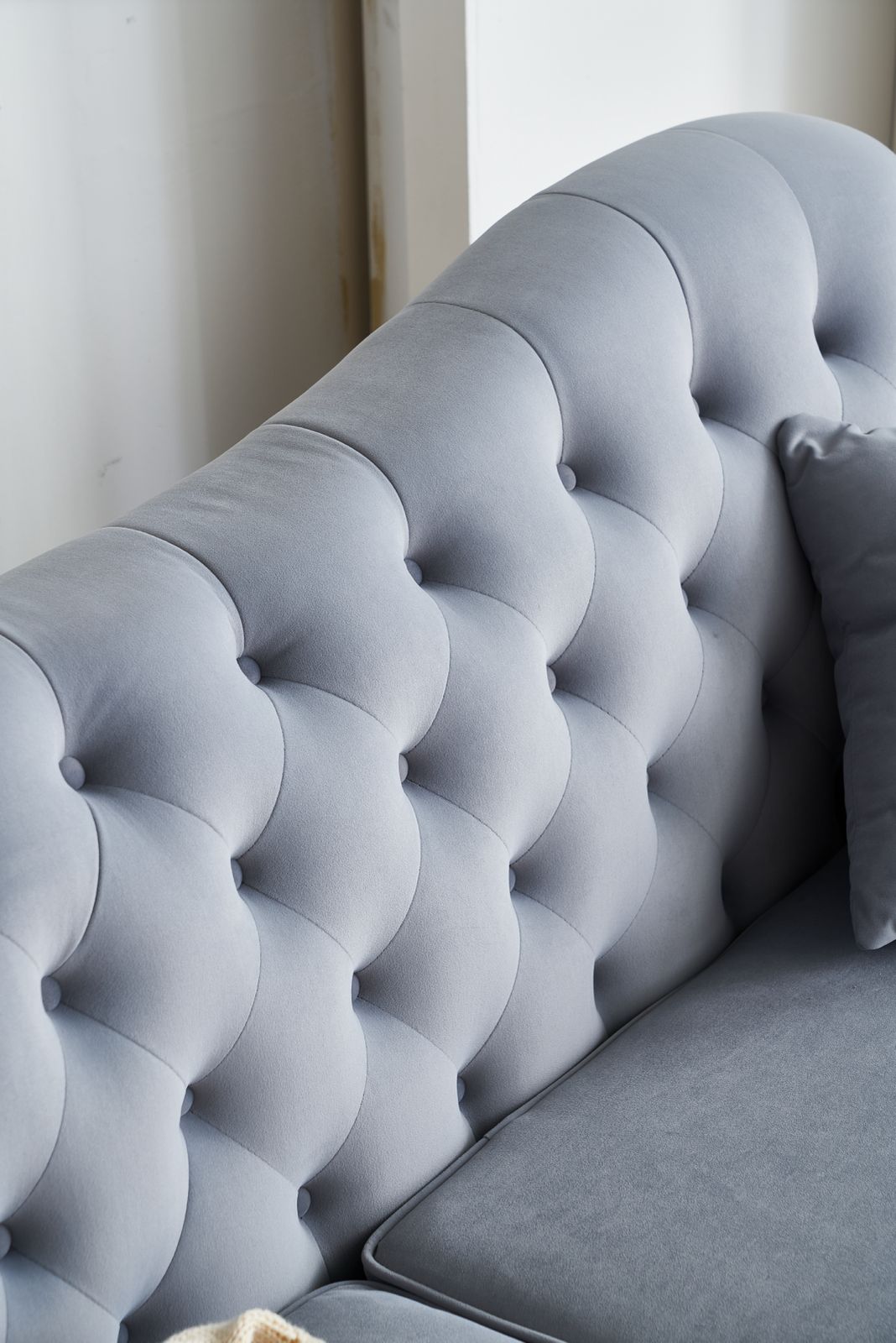 Bliss Premium Velvet Luxury Gold Sofa Set