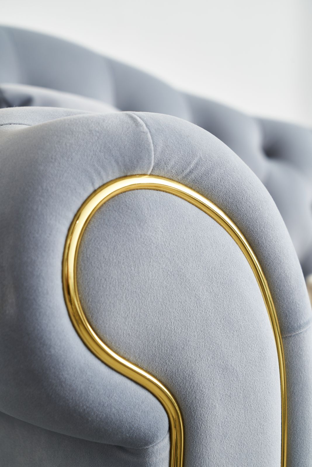 Bliss Premium Velvet Luxury Gold Sofa Set