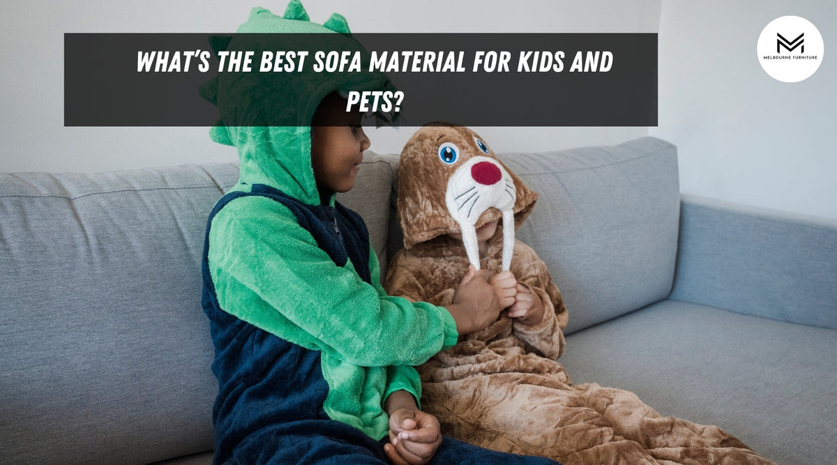 What’s the Best Sofa Material for Kids and Pets?