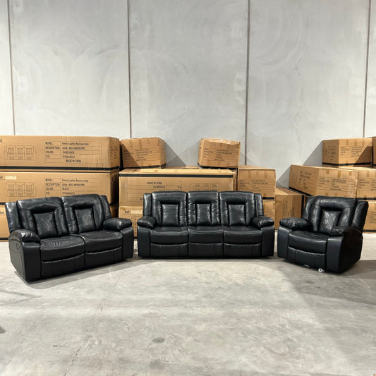 Vienna 3+2+1 Leather Recliner Sofa Set