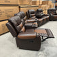 Milan 3+2+1 Leather Recliner Sofa Set