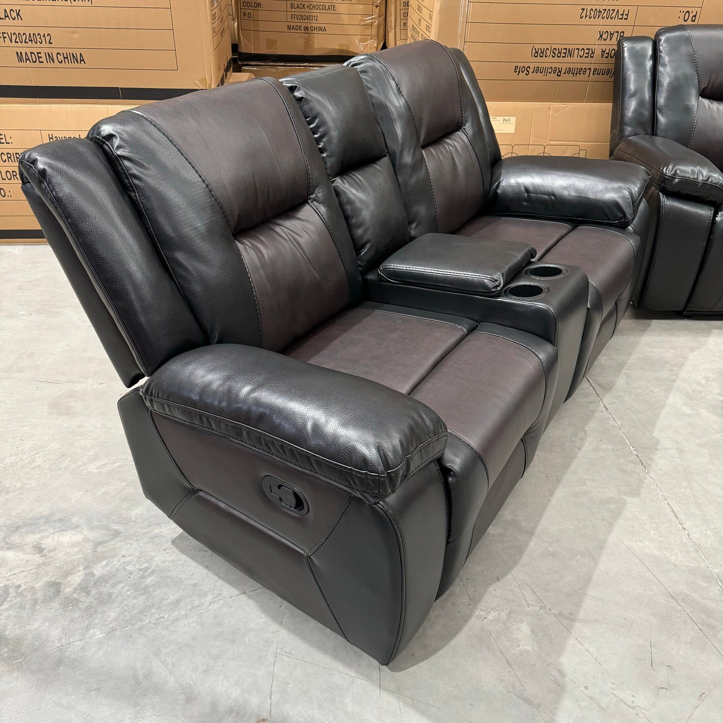 Havana 3+2+1 Leather Recliner Sofa Set