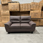 Palermo 3+2+1 Leather Sofa Set- Full Brown