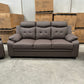 Bari 3+2+1 PU Leather Sofa Set - Full Brown