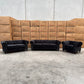 EX-DISPLAY Paris Chesterfield 3+2+1 Seater Sofa Set - Black Velvet