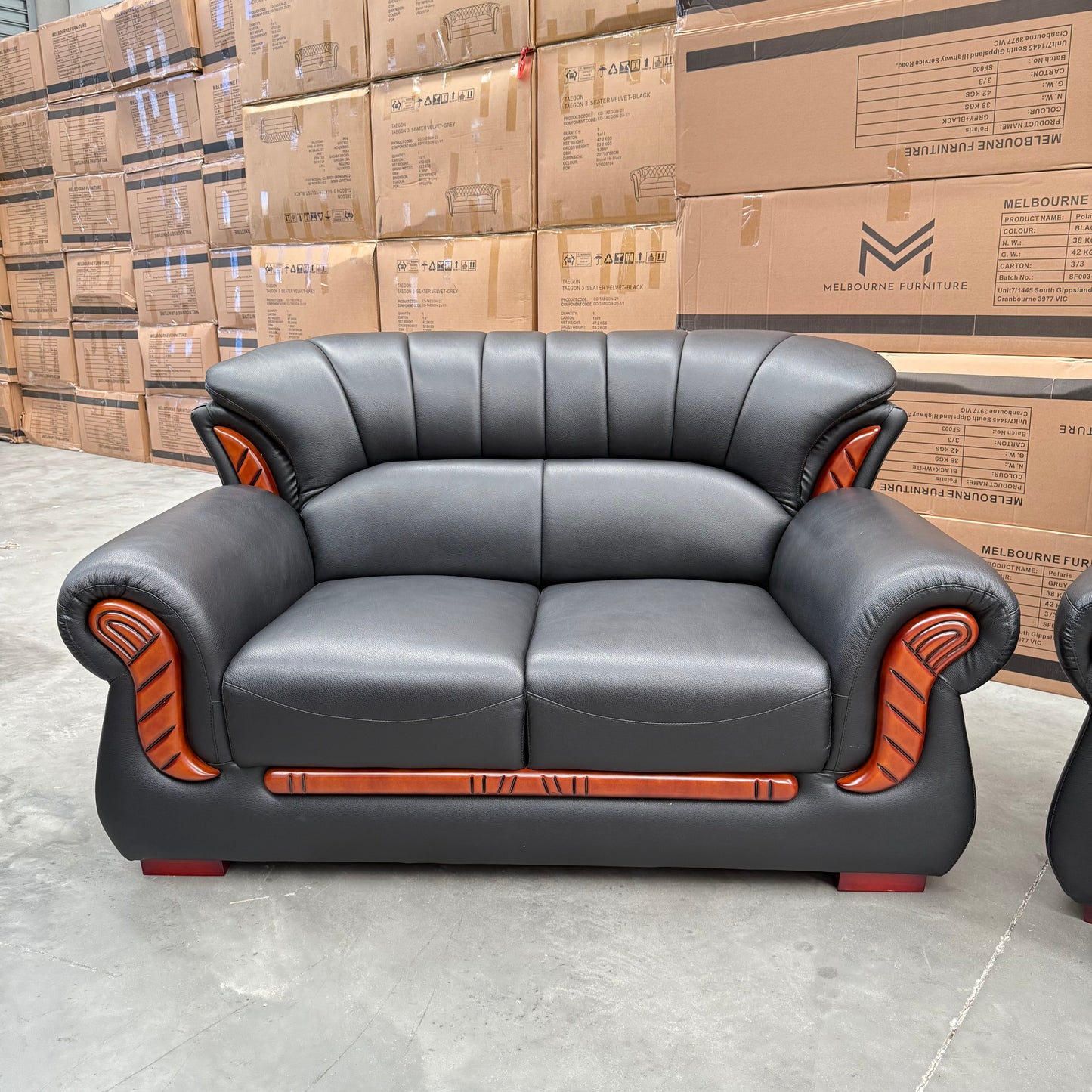 Elmira 3+2+1 Seater Genuine Leather Sofa Set