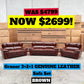 Granor 3+2+1 Seater Genuine Leather Sofa Set