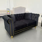 Luxe Premium Velvet 3+2+1 Luxury Gold Sofa Set