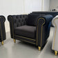 Luxe Premium Velvet 3+2+1 Luxury Gold Sofa Set
