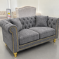 Luxe Premium Velvet 3+2+1 Luxury Gold Sofa Set