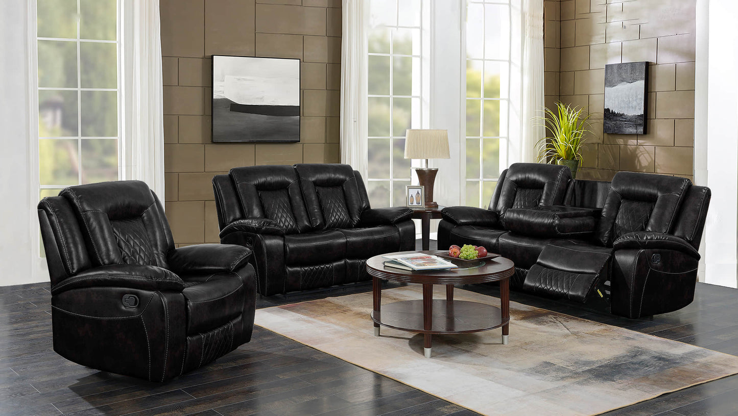 Vienna 3+2+1 Leather Recliner Sofa Set