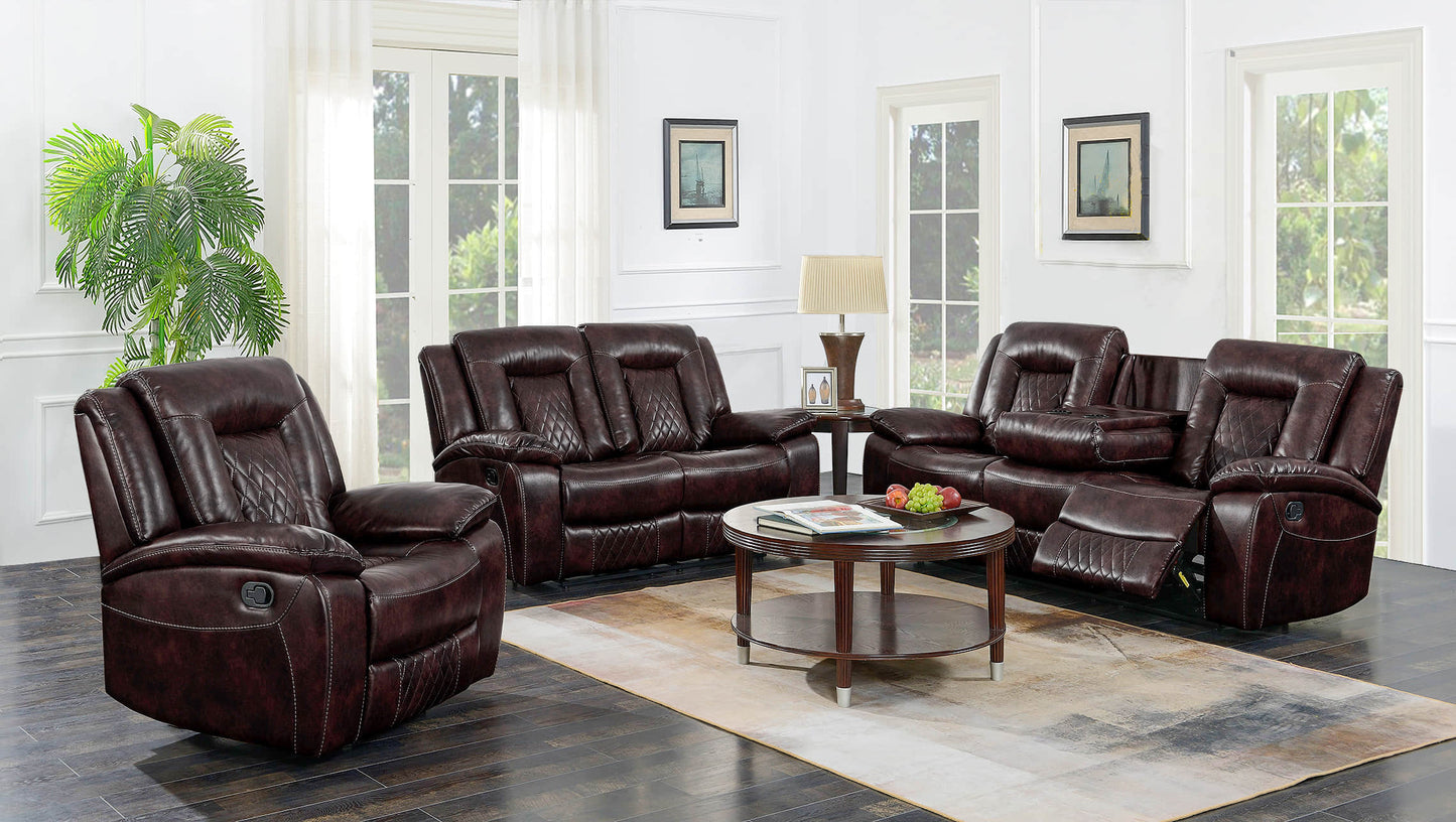 Vienna 3+2+1 Leather Recliner Sofa Set