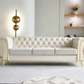 Haven Premium Velvet Luxury Gold Sofa Set