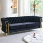 Haven Premium Velvet Luxury Gold Sofa Set