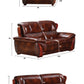 Granor 3+2+1 Seater Genuine Leather Sofa Set