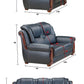 Hearth 3+2+1 Seater Genuine Leather Sofa Set