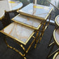 E-10 Tea Table Set - Gold