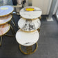 E-7 Tea Table Set - Gold