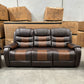 Milan Air Leather Manual Recliner Sofa Set